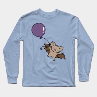Purple Balloon Bat Long Sleeve T-Shirt